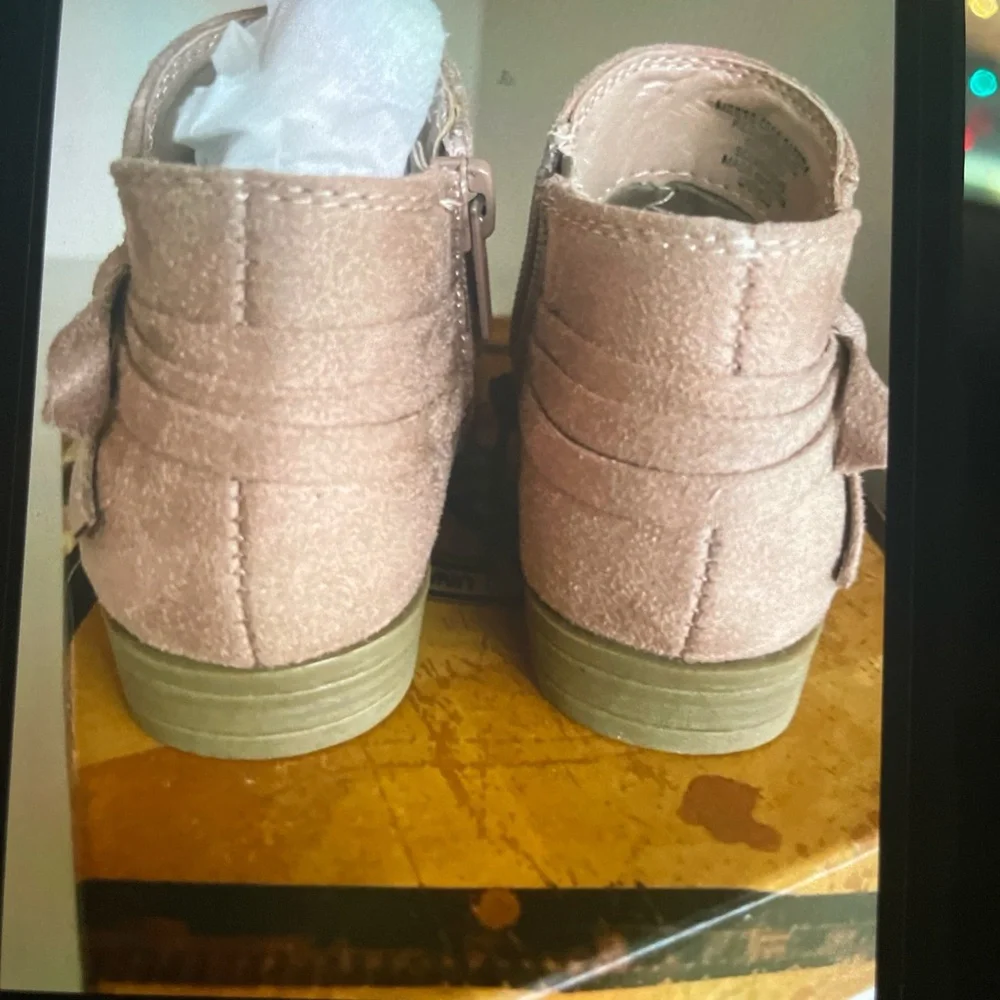 Dark Blush ankle boots toddler size 5.5